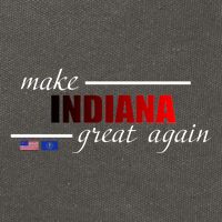 Make Indiana Great Again Cotton Canvas Backpack