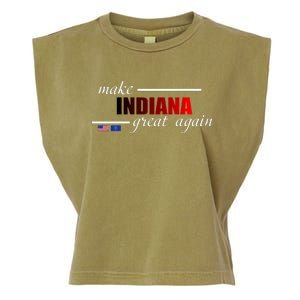 Make Indiana Great Again Garment-Dyed Women's Muscle Tee