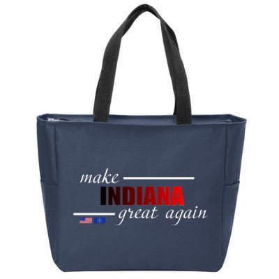 Make Indiana Great Again Zip Tote Bag