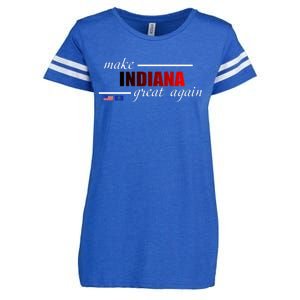 Make Indiana Great Again Enza Ladies Jersey Football T-Shirt