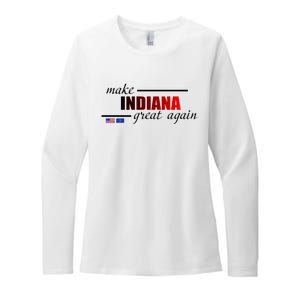 Make Indiana Great Again Womens CVC Long Sleeve Shirt