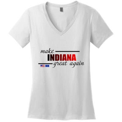 Make Indiana Great Again Women's V-Neck T-Shirt