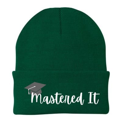 Mastered It! Graduation Master's Degree College Grad Cute Gift Knit Cap Winter Beanie