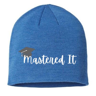 Mastered It! Graduation Master's Degree College Grad Cute Gift Sustainable Beanie