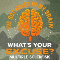 Ms IVe Got Holes In My Brain Multiple Sclerosis Awareness Gift Legacy Tie Dye Trucker Hat