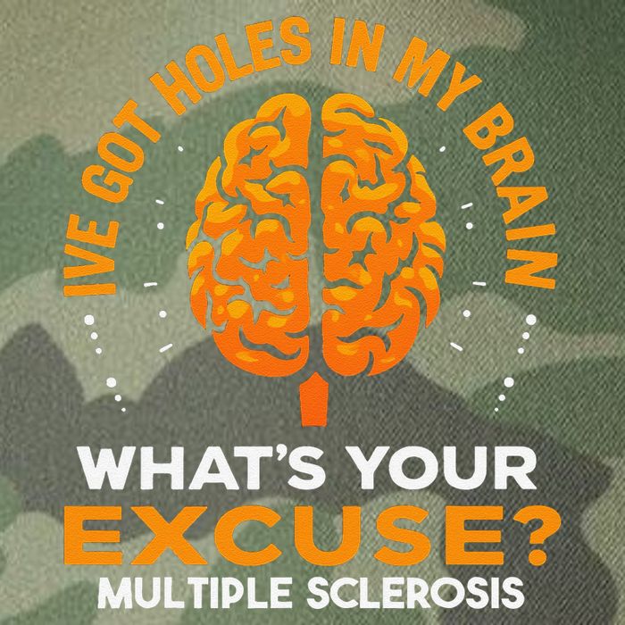Ms IVe Got Holes In My Brain Multiple Sclerosis Awareness Gift Legacy Tie Dye Trucker Hat