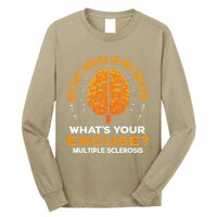 Ms IVe Got Holes In My Brain Multiple Sclerosis Awareness Gift Long Sleeve Shirt