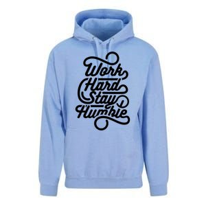 Motivational Inspirational Gift Work Hard Stay Humble Gift Unisex Surf Hoodie