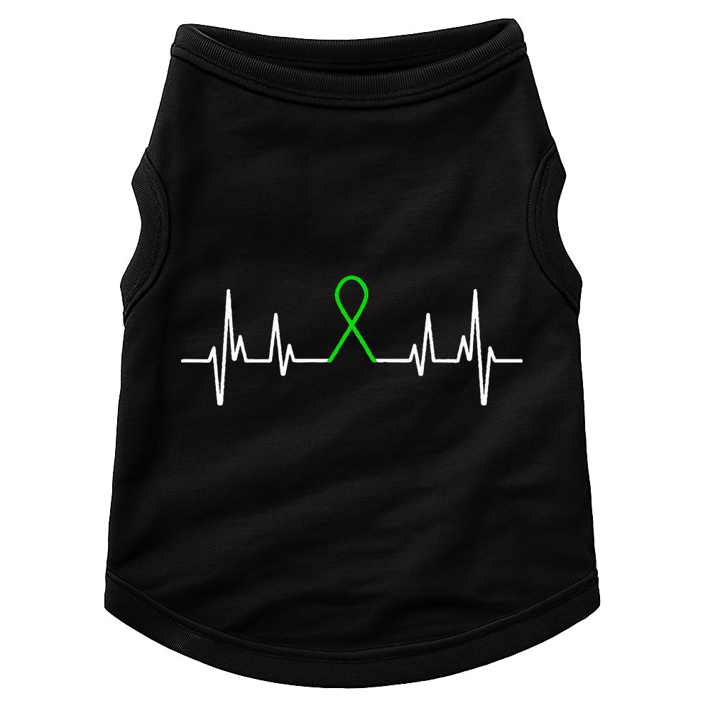 Mental Illness Green Ribbon Mental Health Awareness Month Doggie Tank