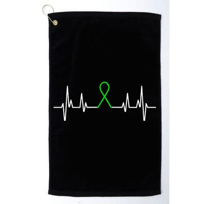 Mental Illness Green Ribbon Mental Health Awareness Month Golf Towel