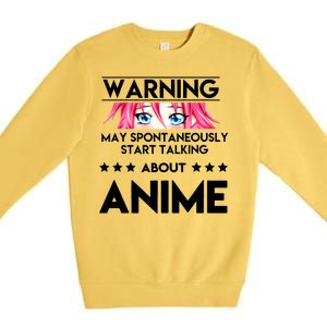 Might Start Talking About Anime  Premium Crewneck Sweatshirt