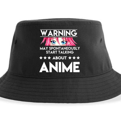 Might Start Talking About Anime  Sustainable Bucket Hat