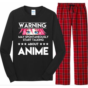 Might Start Talking About Anime  Long Sleeve Pajama Set