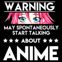 Might Start Talking About Anime  Premium T-Shirt
