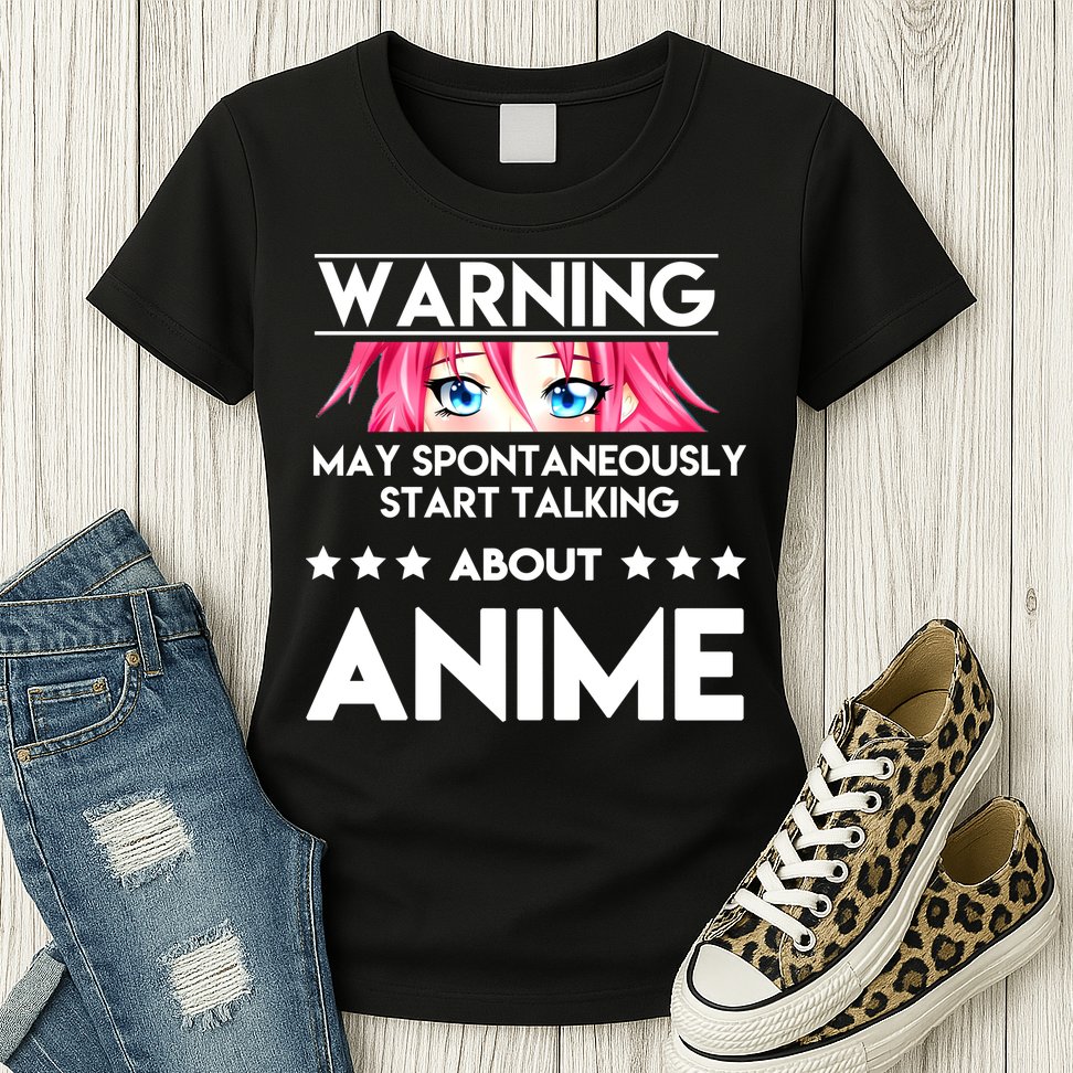 Might Start Talking About Anime  Womens T-Shirt