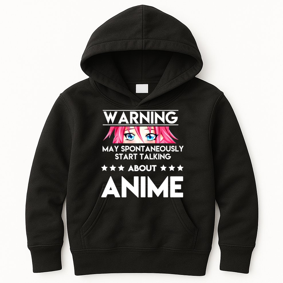 Might Start Talking About Anime  Kids Hoodie