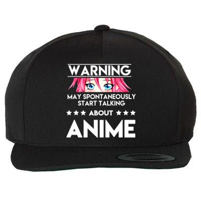 Might Start Talking About Anime  Wool Snapback Cap