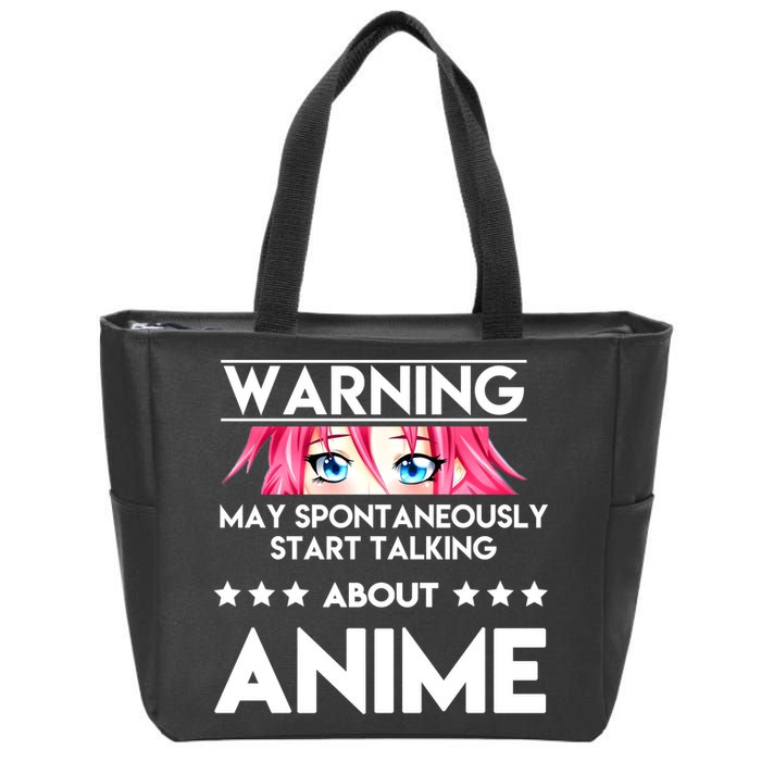 Might Start Talking About Anime  Zip Tote Bag
