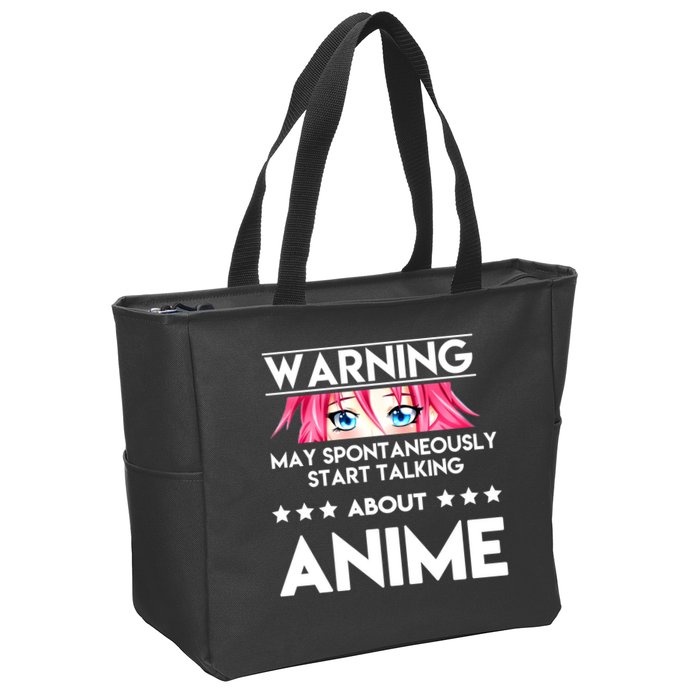Might Start Talking About Anime  Zip Tote Bag