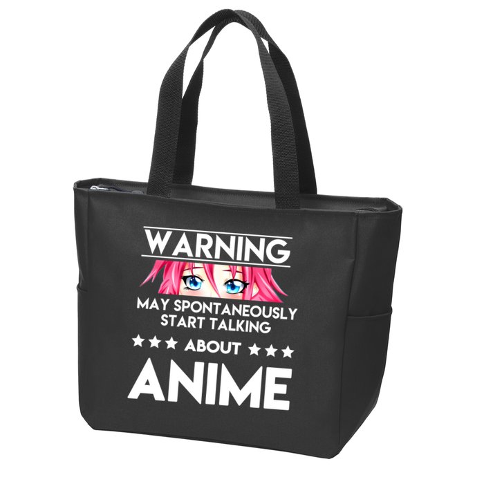 Might Start Talking About Anime  Zip Tote Bag