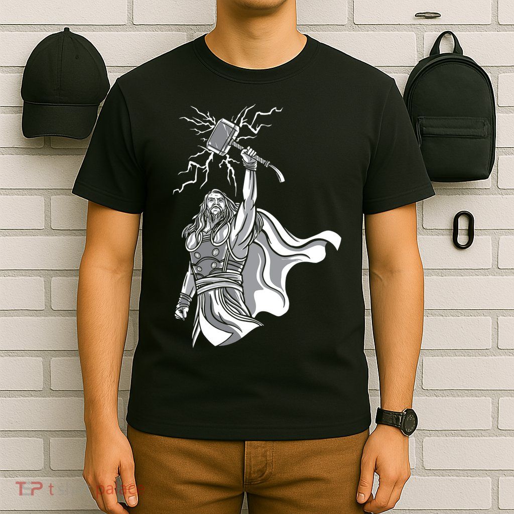 Mighty Thor With Hammer T-Shirt