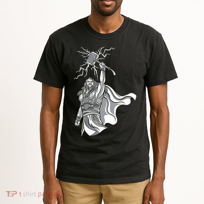 Mighty Thor With Hammer Tall T-Shirt