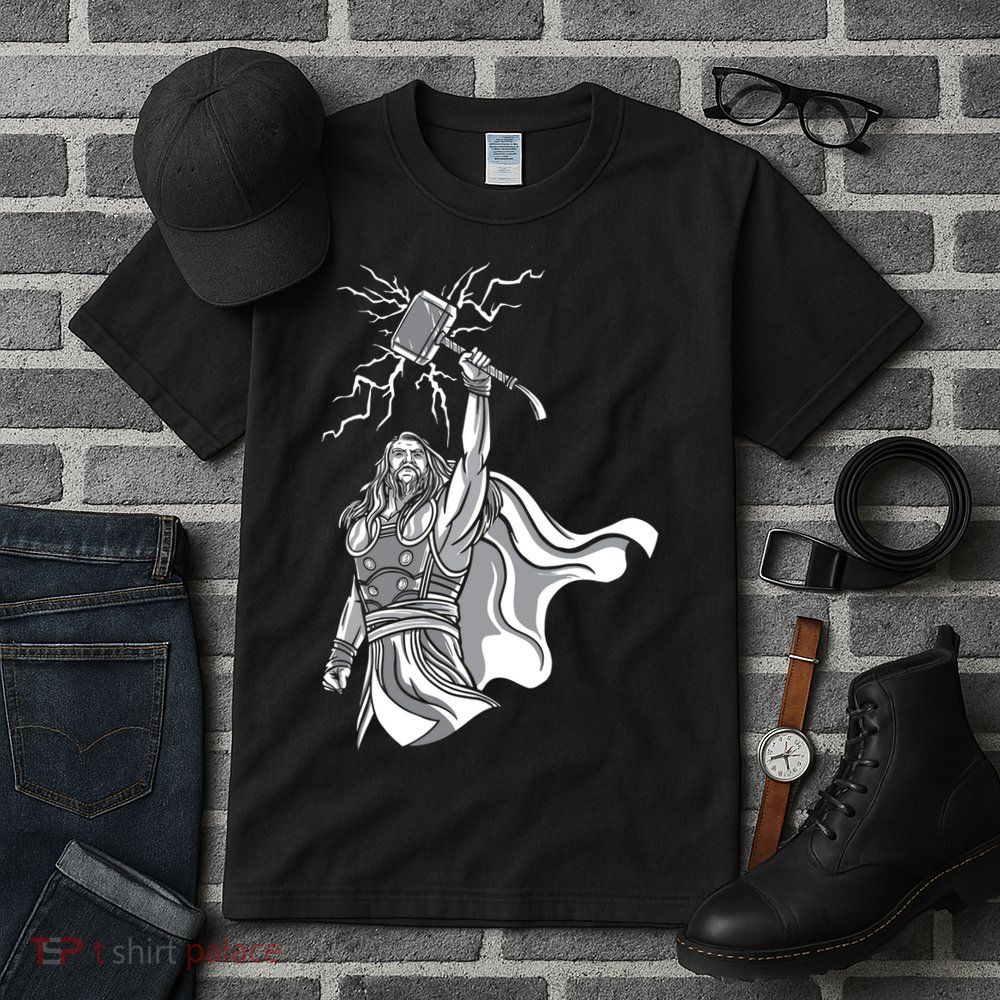 Mighty Thor With Hammer Tall T-Shirt