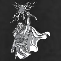 Mighty Thor With Hammer 15oz Campfire Ceramic Mug