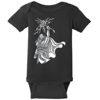 Mighty Thor With Hammer Baby Bodysuit