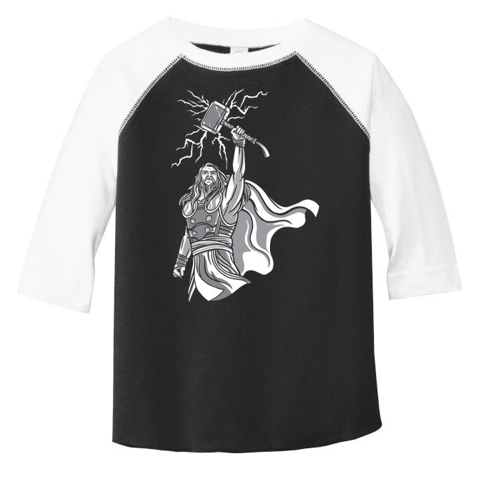 Mighty Thor With Hammer Toddler Fine Jersey T-Shirt