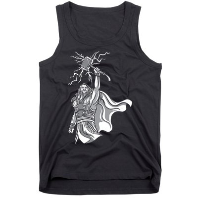 Mighty Thor With Hammer Tank Top