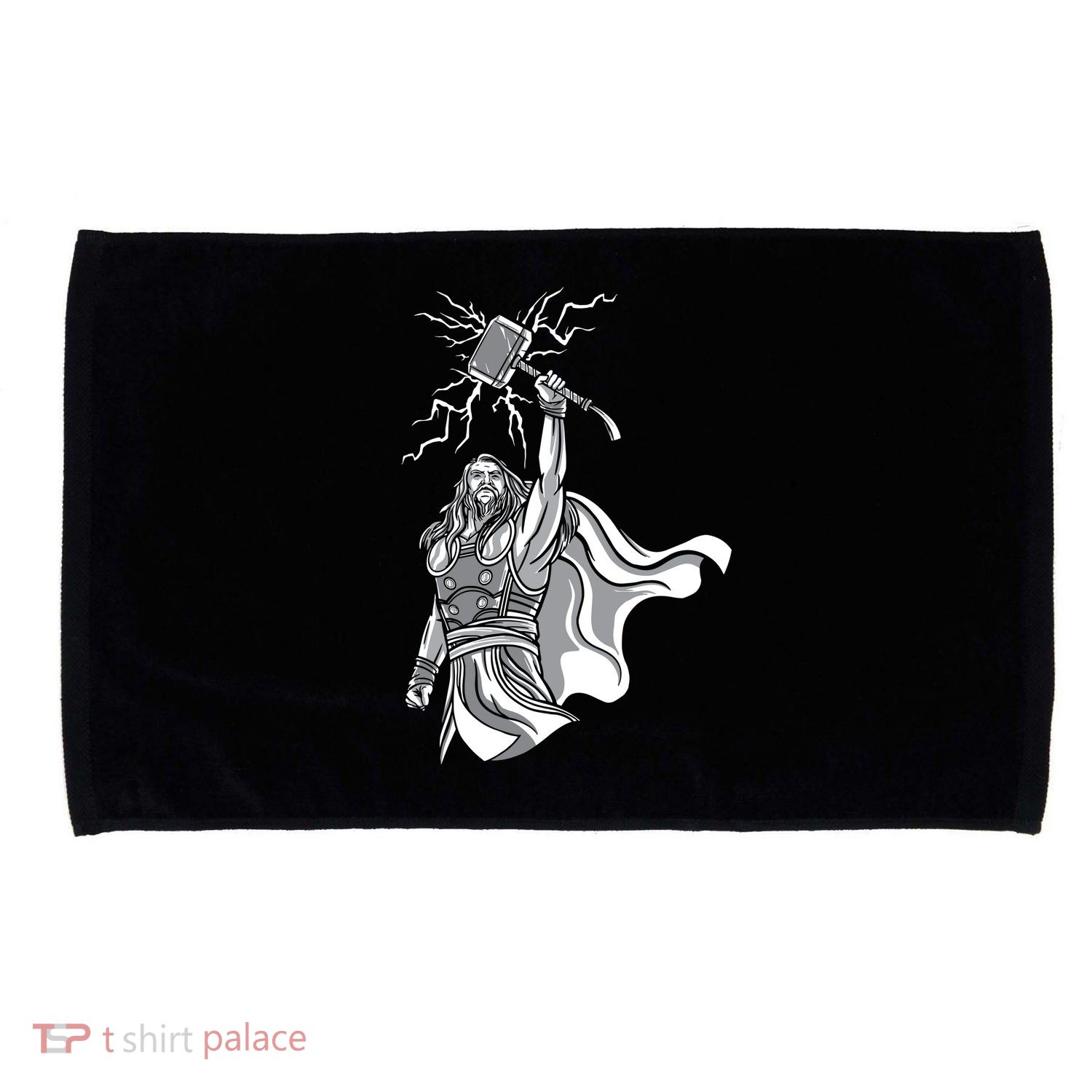 Mighty Thor With Hammer Microfiber Hand Towel