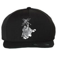 Mighty Thor With Hammer Wool Snapback Cap