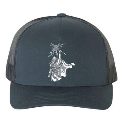 Mighty Thor With Hammer Yupoong Adult 5-Panel Trucker Hat