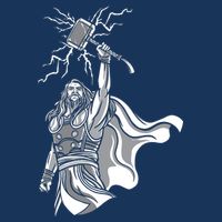 Mighty Thor With Hammer Infant Baby Jersey Bodysuit
