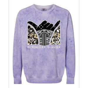 Micronesian Islander Hangloose Colorblast Crewneck Sweatshirt