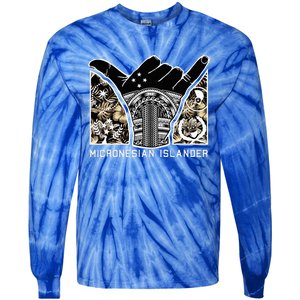 Micronesian Islander Hangloose Tie-Dye Long Sleeve Shirt