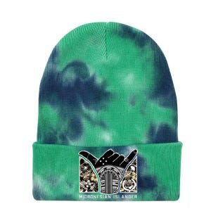 Micronesian Islander Hangloose Tie Dye 12in Knit Beanie