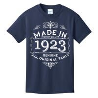 Made In Highest Quality Genuine All Original Parts 1923 100th Birthday Kids T-Shirt