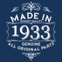 Made In Highest Quality Genuine All Original Parts 1933 90th Birthday 16 in Basic Backpack