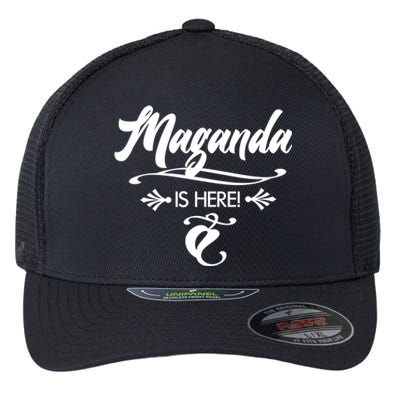 Maganda Is Here Pinay Of The Philippines Beautiful Gift Flexfit Unipanel Trucker Cap