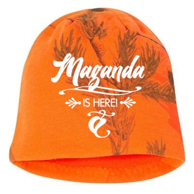 Maganda Is Here Pinay Of The Philippines Beautiful Gift Kati - Camo Knit Beanie