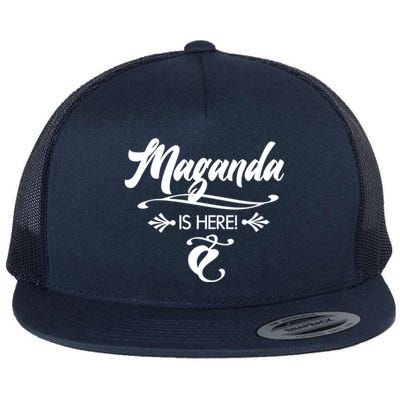 Maganda Is Here Pinay Of The Philippines Beautiful Gift Flat Bill Trucker Hat