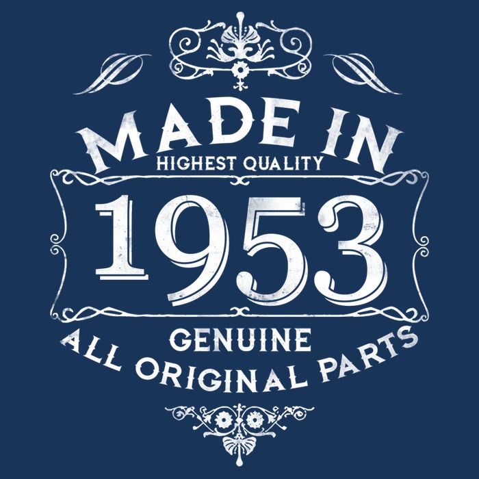 Made In Highest Quality Genuine All Original Parts 1953 70th Birthday Drawstring Bag
