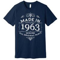 Made In Highest Quality Genuine All Original Parts 1963 60th Birthday Premium T-Shirt