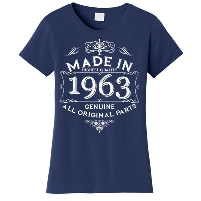 Made In Highest Quality Genuine All Original Parts 1963 60th Birthday Women's T-Shirt