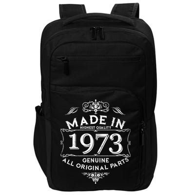 Made In Highest Quality Genuine All Original Parts 1973 50th Birthday Impact Tech Backpack