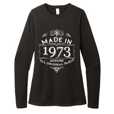 Made In Highest Quality Genuine All Original Parts 1973 50th Birthday Womens CVC Long Sleeve Shirt