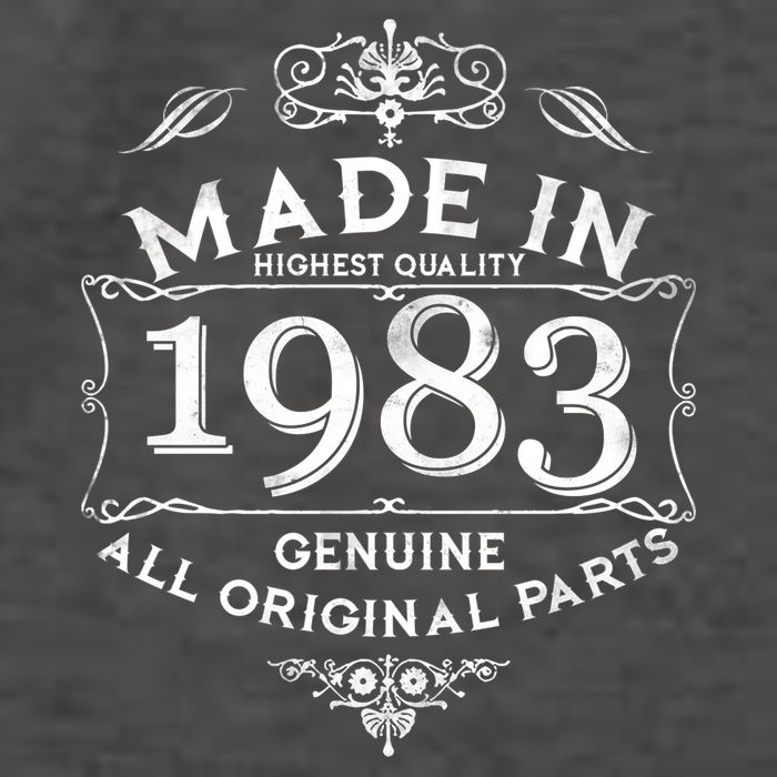 Made In Highest Quality Genuine All Original Parts 1983 40th Birthday Vector Backpack