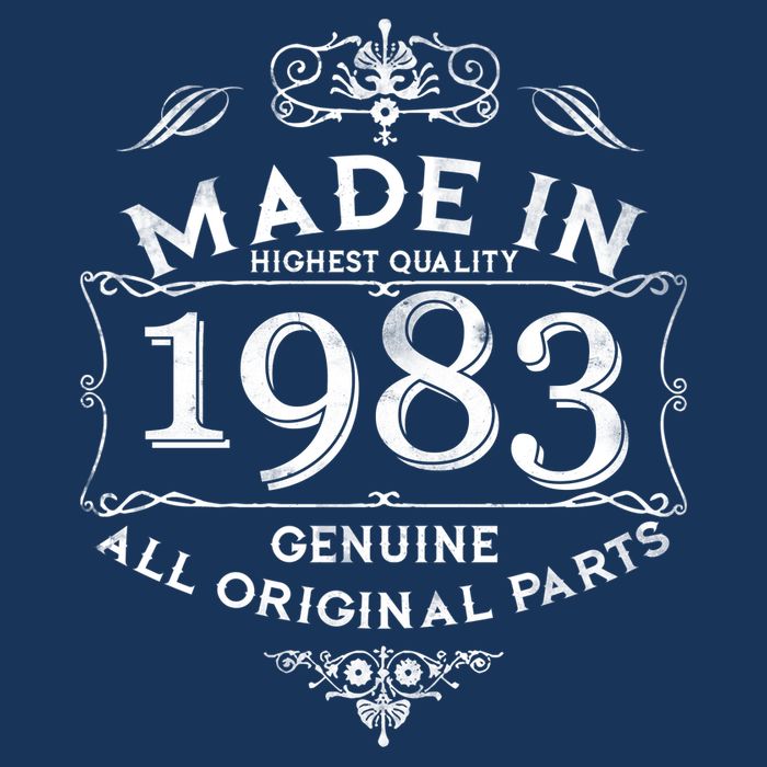 Made In Highest Quality Genuine All Original Parts 1983 40th Birthday Button